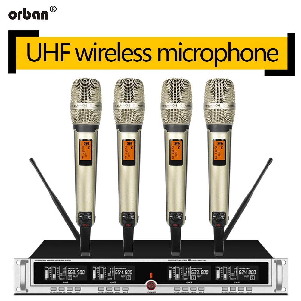 

UHF wireless microphone system lavalier microphone handheld professional stage performance conference microphone