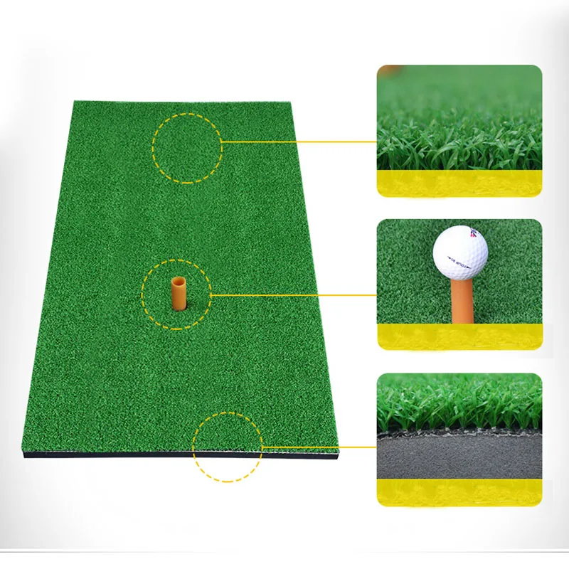 

30x60cm 30x90cm Indoor Outdoor Golf Practice Mat With TEE For Backyard Training Golf Mat Golf Hitting Grass Drop Shipping Accept
