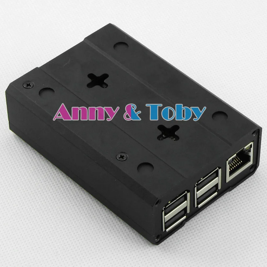 Черный алюминиевый чехол B61, металлический чехол для Raspberry PI 3 B, Модель B, Raspberry PI 2 B, металлическая коробка, алюминиевый корпус