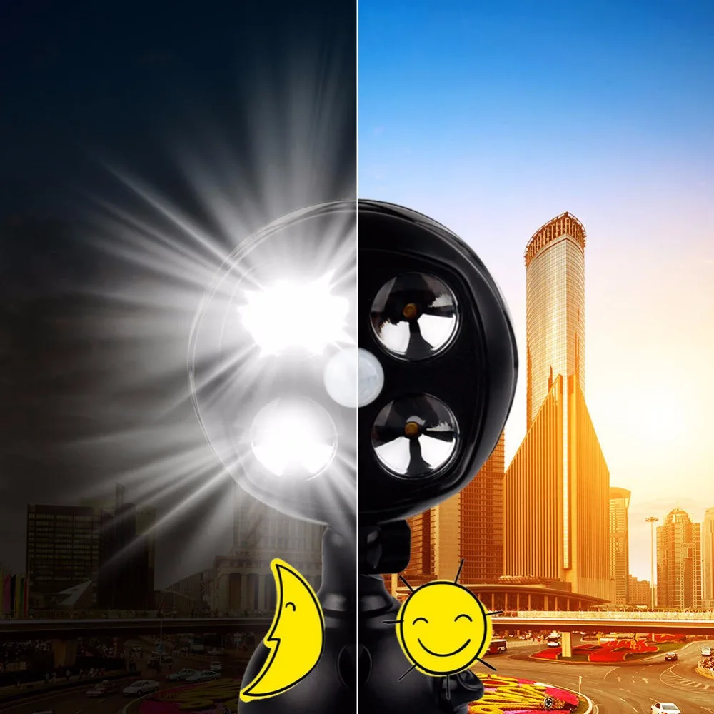 Koop Motion Sensor Beveiliging LED Wall Spotlight Bewegingssensor Spotlight Draadloze Beveiliging Flood Path Tuin Lamp Waterdichte Led Light