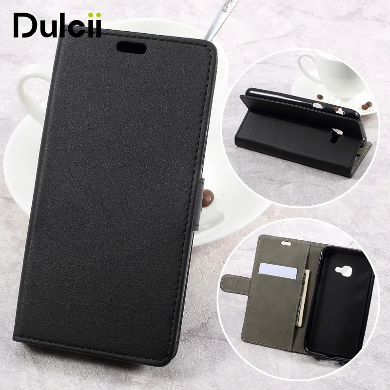 DULCII for Samsung Galaxy Xcover 4 Case PU Leather Wallet Flip Phone Cover SM-G390F Fundas Coque Capa |
