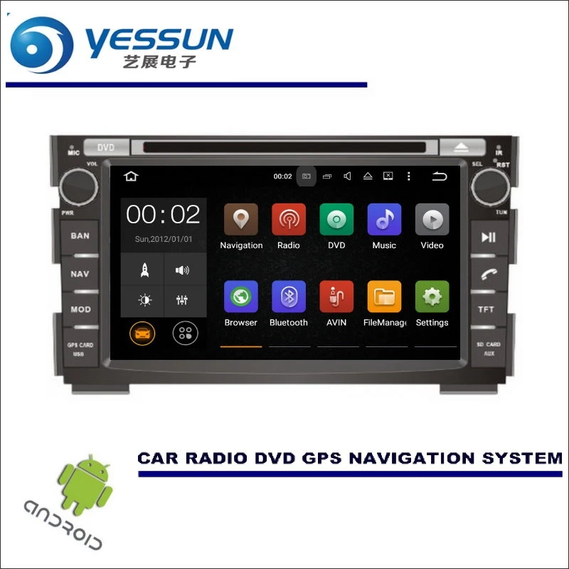YESSUN для Kia Ceed 2006 ~ 2012-Wince/Android автомобильный мультимедийный навигационная система CD DVD gps плеер Navi Радио Стерео HD экран