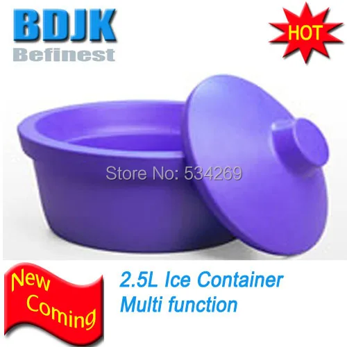 

2.5L Icehome ICE Bucket With Lid, Round Purple, Lab Coolers