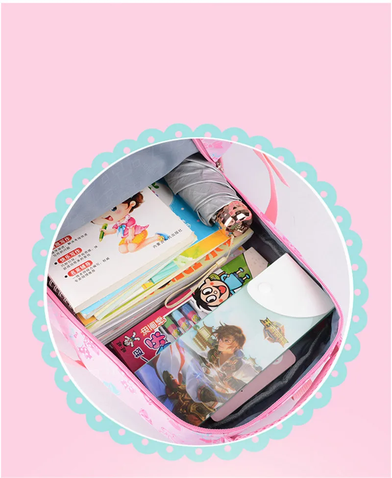 Детские школьные сумки для девочек; Детские рюкзаки для начальной школы; школьные рюкзаки принцессы; школьные сумки для детей; Mochila Infantil