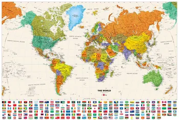 

Vintage Style RM-DT-230 Oil Painting print on Canvas The World Map Pictures Decorative Painting Wall Art No Frame wall sticker