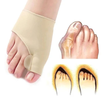 

1Pair S/M Big Toe Hallux Valgus Corrector Orthotics Feet Care Bone Thumb Adjuster Correction Pedicure Socks Bunion Straightener