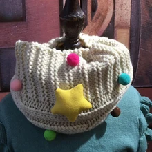 3 шт. Детский шарф вязаный шерстяной окружной шарф Зимний шарф для Обувь для мальчиков и Обувь для девочек