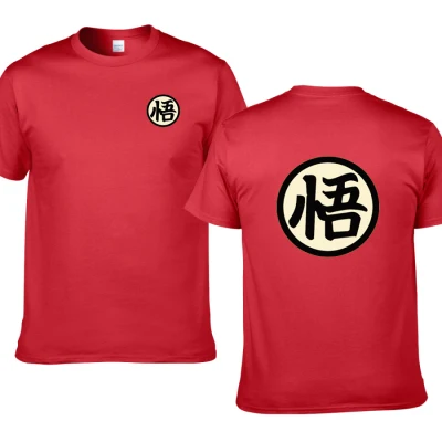 Dragon Ball Beerus Футболка мужская новая летняя повседневная мужская футболка с коротким рукавом Хлопок Высокое качество Мужские футболки мультфильм Аниме футболки - Цвет: red