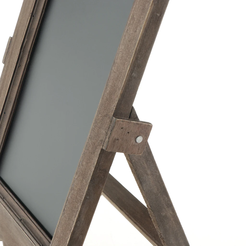 Wooden Blackboard With Stand Erasable Chalkboard Message Boards Sign Wedding Party Decoration For Table Memo