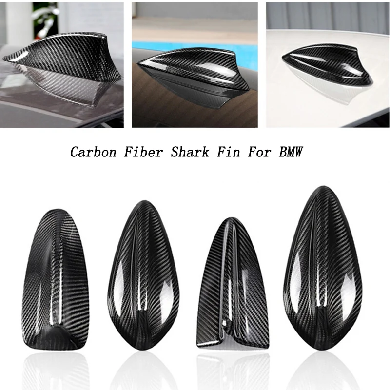 

Car Sticker Accessories Carbon Fiber Shark Fin Antenna Cover For BMW E46 E90 E92 F20 F30 F10 F34 G30 M2 M3 M4 F15 F16 X5M X6M