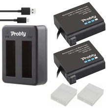 New 2x 1600mAh AHDBT-401 For Gopro Hero 4 Batteries Go Pro Hero4 bateria AHDBT 401 + Dual USB Charger Action camera Accessories