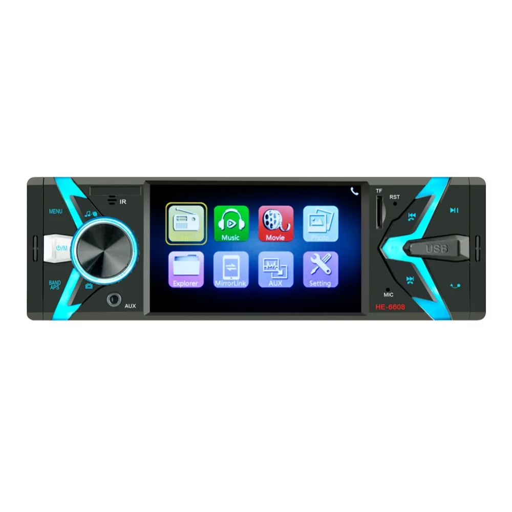 Автомагнитола LaBo 1DIN 4 1 дюйма HD MP5 Bluetooth USB TF FM|Автомобильные радиоприемники| |