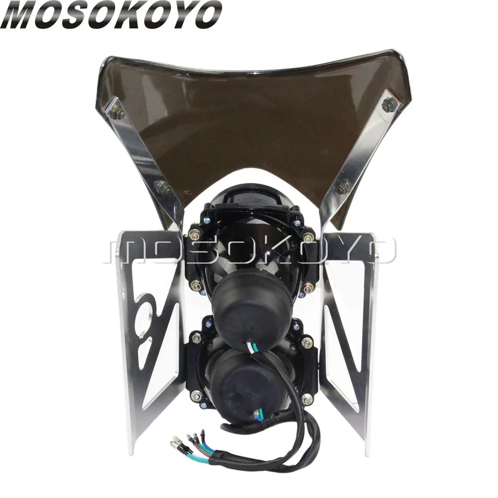 Фара для мотоцикла Emark E4 передняя фара Yamaha Suzuki Honda BMW Kawasaki| |