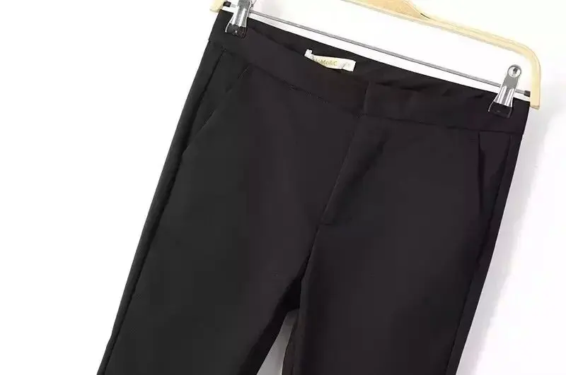 2018 spring and summer new simple cotton solid color pants trousers female, Slim was thin casual pants female 2018 spring and summer new simple cotton solid color pants trousers female, Slim was thin casual pants female