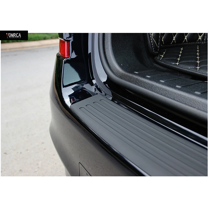 Us 2 26 31 Off Guard Trunk Back Plate Car Bumper Sticker Rubber Protection For Dacia Duster Sandal Super Quality Car Trunk Protection Styling In