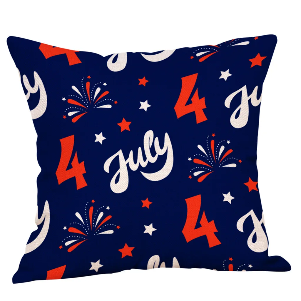 Gajjar4PcsDecor CushionCover IndependenceDayStyleHrow наволочка PillowCoversDropShipping 19Apr12 Housse DeCoussin Чехлы для подушек