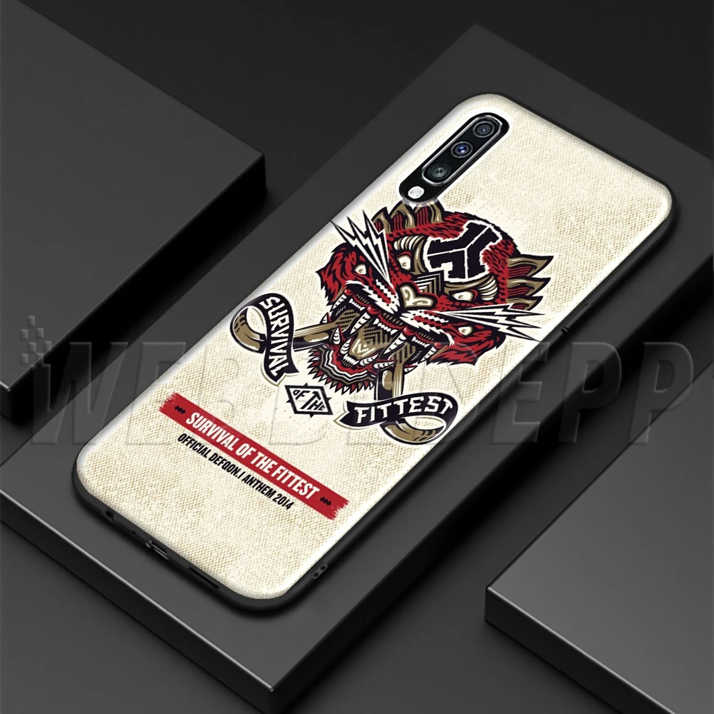 WEBBEDEPP твердый стиль defqon 1 мягкий чехол из ТПУ для Samsung A3 A5 A6 A7 A8 A9 J6 Plus 2016 2017