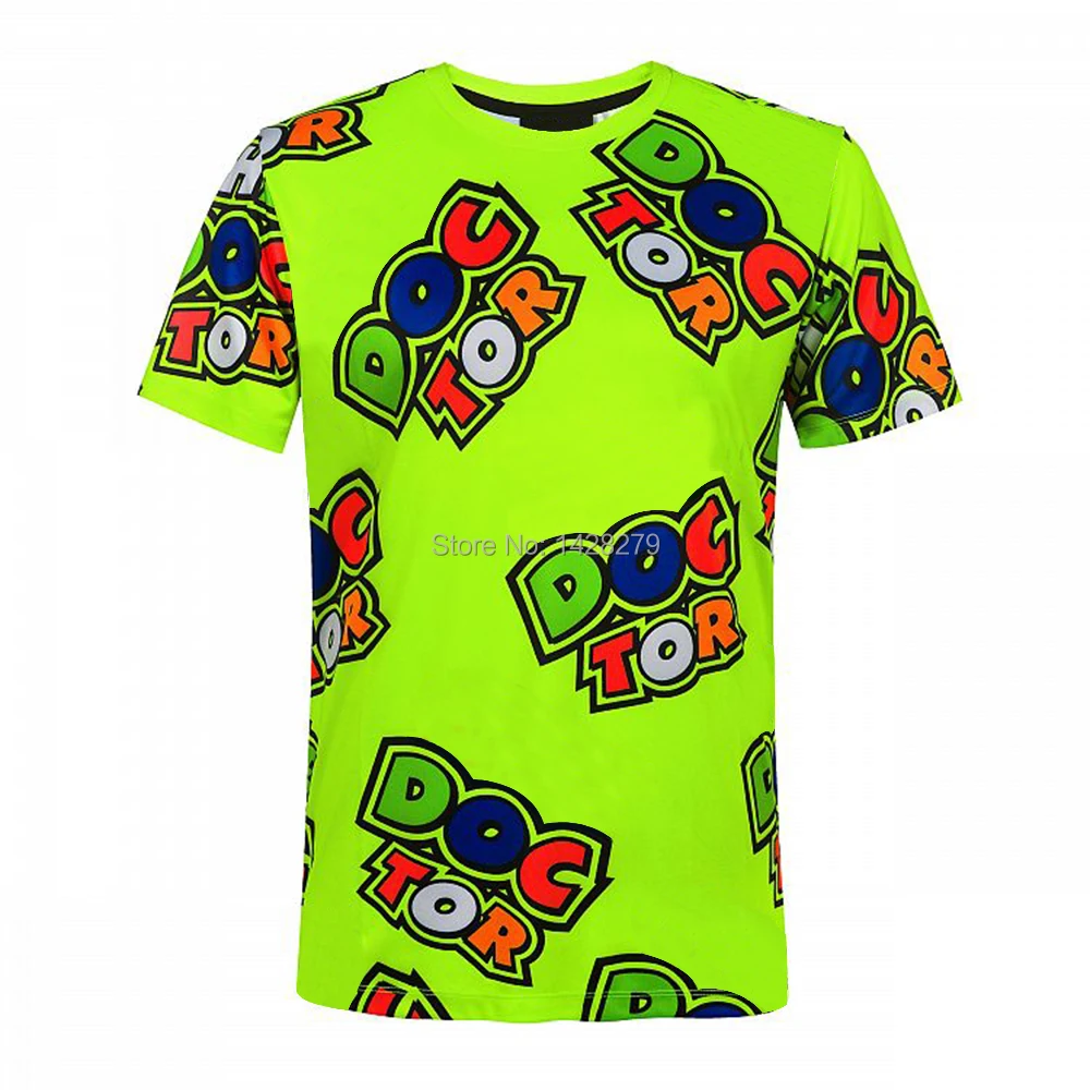 

Motorcycle Summer Polyester T-shirts Black yellow MOTOGP Men's Short Sleeves Top Riding Cycling Downhill Motorcross Shirts