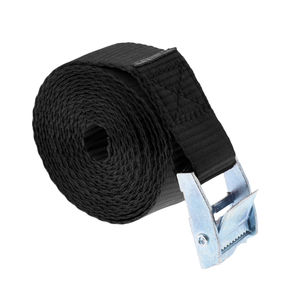 High Quality Kayak Tie Down Strap Lashing Strap Cargo Roof Rack with Metal Cam Buckle for Kayak Canoe Surfboard 25mm x 2.5m 
