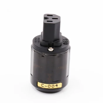 

2 pcs Hifi audio C-004 brass Rhodium Plated US/EU/UK IEC Connector