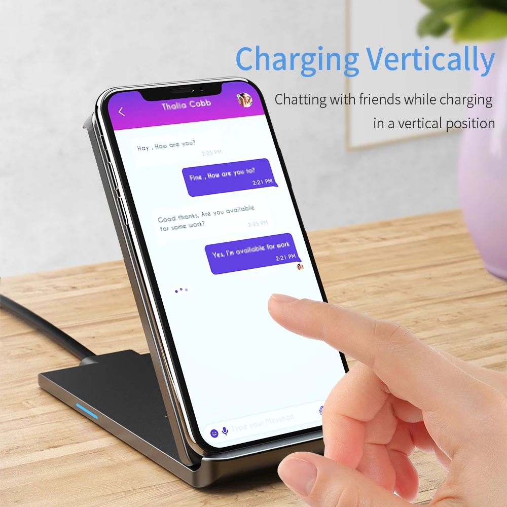 Essager Qi Drahtlose Ladegerät Für iPhone 11 Pro XS Max X 8 Plus Samsung Note 10 10W Schnelle Draht