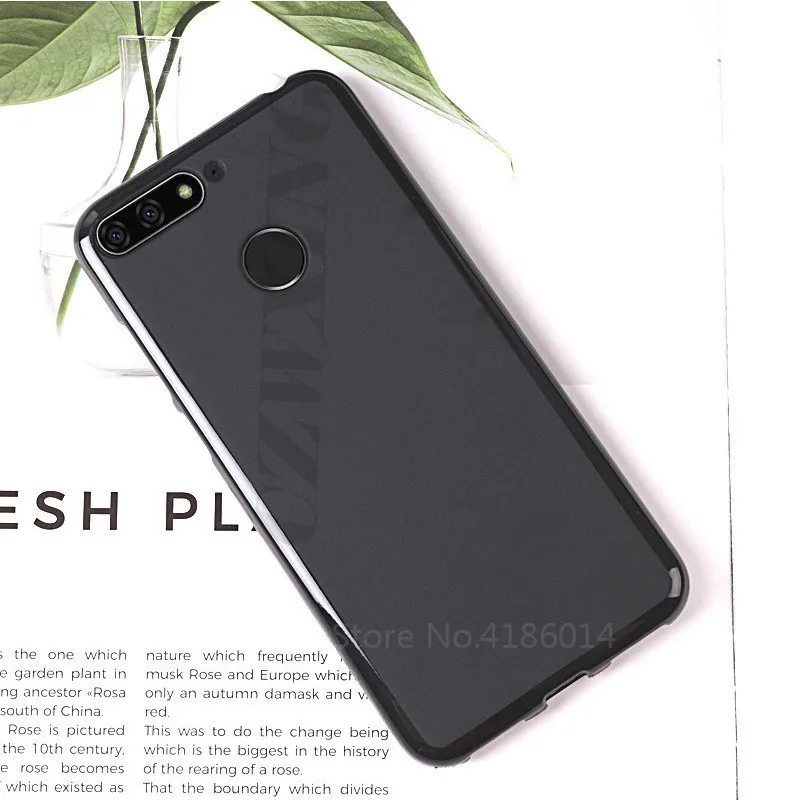 Matte Soft Case Honor 7C Silicone Back Cover Phone For Huawei 7 C AUM-L41 5.7 inch Russian Version |