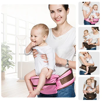 

Baby Carrier Waist Stool Waist Belt Hip Seat Backpack Storage Single Stool Multi-functional Carrier Ergonomic Infant Waist Stool