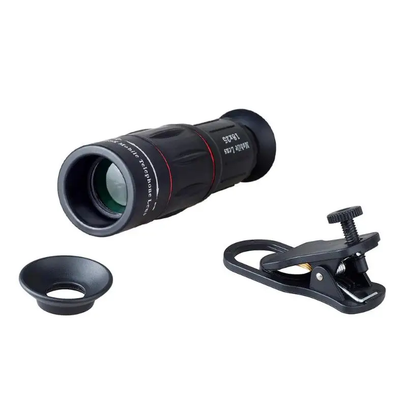 

UVR Camera Lens universal 18X Telescope Zoom telescope Mobile Phone Lens for iPhone Xiaomi Honor Smartphones
