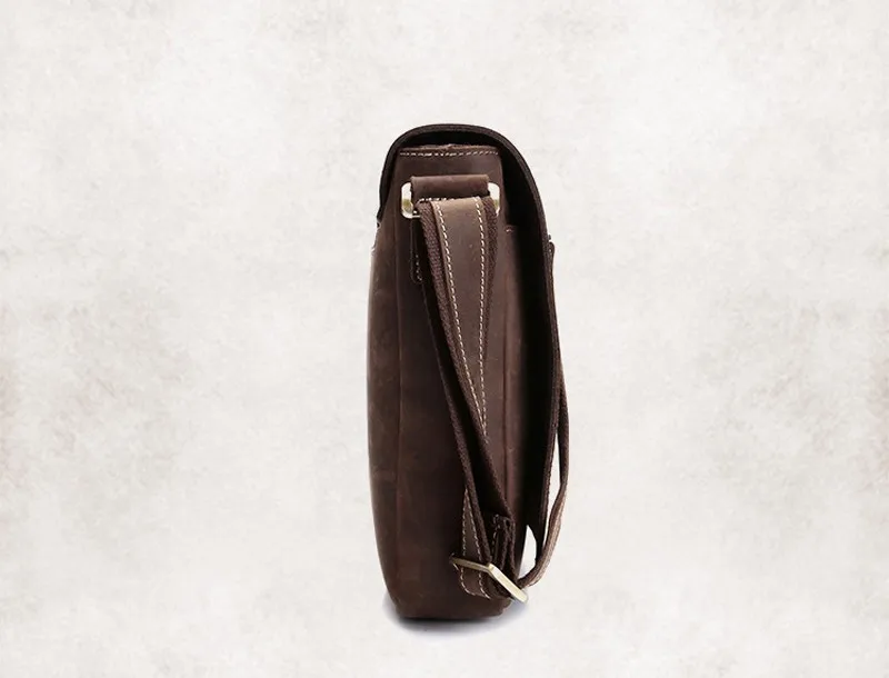 genuine leather messenger bag