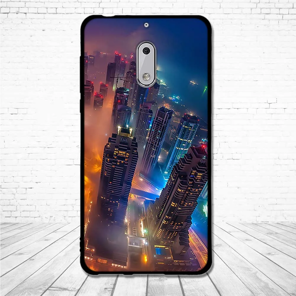 Мягкий ТПУ чехол для Nokia 6 Чехол защитный силиконовый задней панели телефона