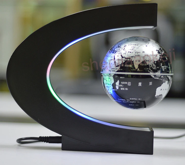 Magnetic Floating Globe World Map teaching resources home Office Desk Decoration School supplies Magnetic levitation globe 1pc