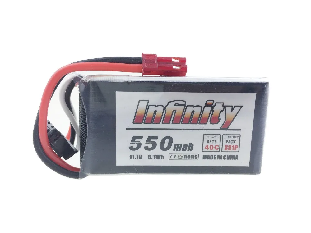 Аккумулятор Infinity 550mAh 850mAh 40c 85C 2S 3S 4S 7,4 V 11,1 V 14,8 V LiPo JST SY60 XT60 XT30 для гоночного дрона RC FPV