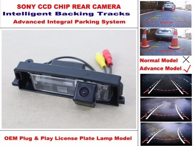 For Subaru Dex 2004 2005 2006 Smart Tracks Chip Camera  HD CCD Intelligent Dynamic Parking Car Rear View Camera (3)
