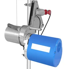 120 кг 40-75M 220 В 50 Гц 1-фаза двойной скоростью электрической лебедкой быстро 60 м/мин промышленных кран Электрический стальной трос лебедки