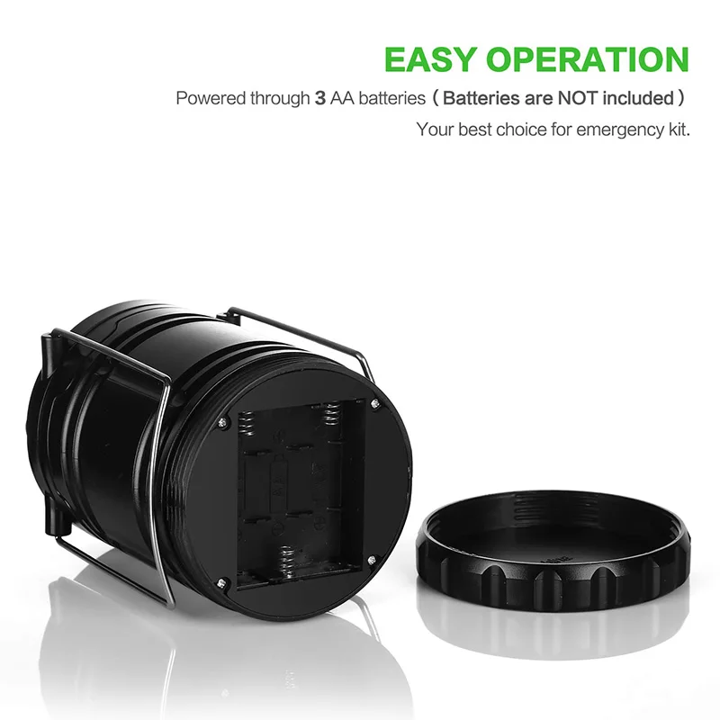 30 LED Camping Lamp Portable Bright Outdoor Emergency Light Collapsible LED Hanging Tent Lantern Waterproof Camping Flashlight