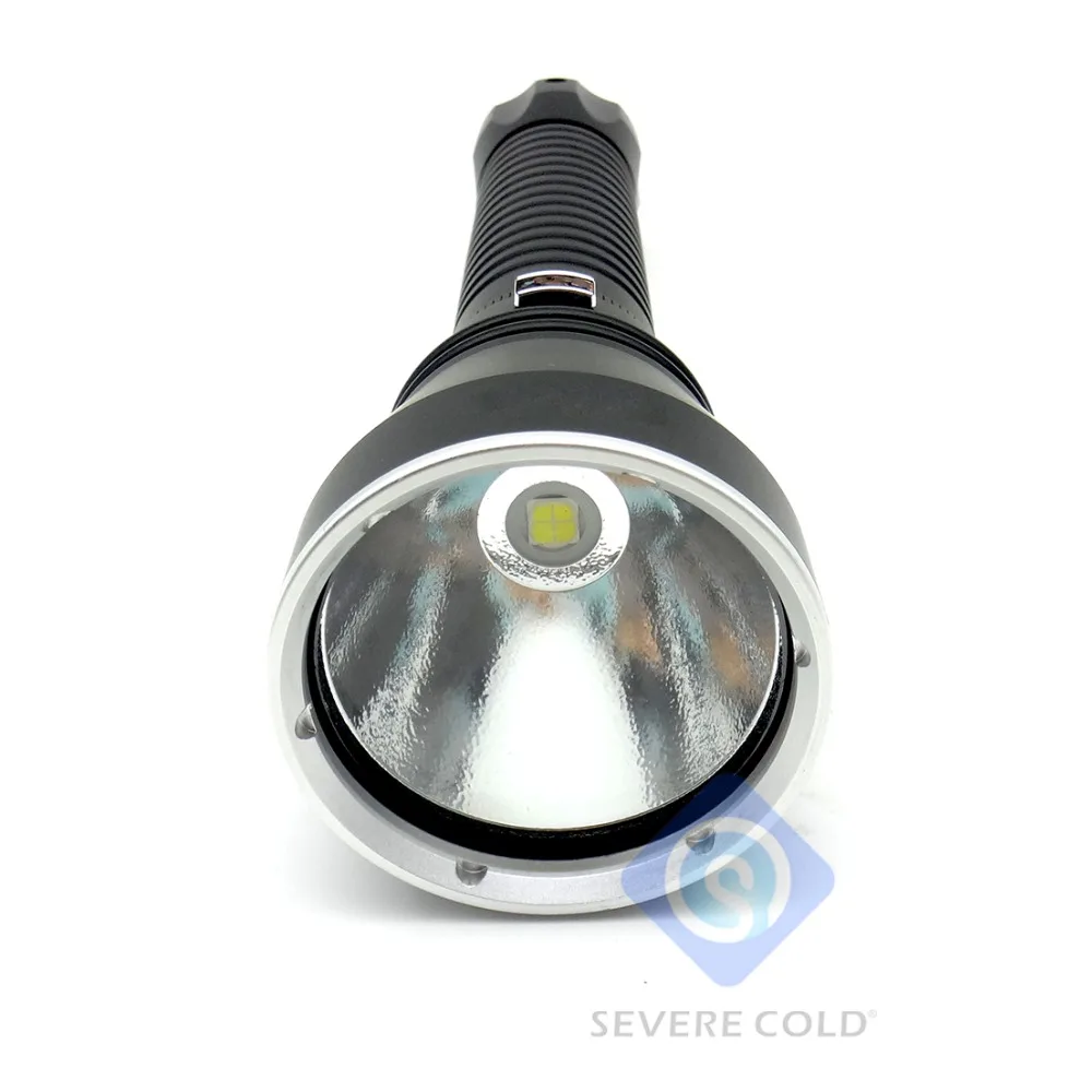 Супер яркий светодиодный фонарь для дайвинга 8000 Люмен 100 м|diving light|scuba flashlightsflashlight