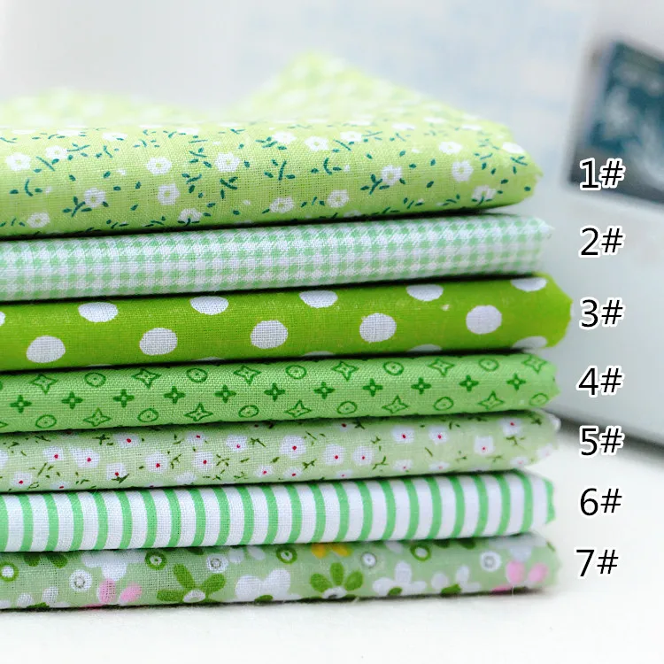 DIY handmade patchwork fabric cloth 50X50CM plain cotton cloth groupin Fabric from Home