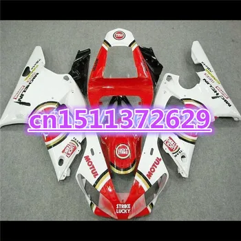 

NEW For YZFR1 2000 2001 red white 00-01 YZF1000 2000 2001 R1 YZF R1 YZF1000 2000-2001 ABS Fairing Set Plastic Kit-Dor D
