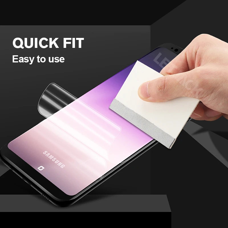 10D изогнутый край невидимая мягкая пленка для samsung Galaxy A5 2017 A6 A7 A8 Plus 2018 протектор