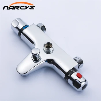 

High Quality thermostatic mixing valve Temperature Control Shower Valve Faucet Shower Pipe Thermostat Valve Wall Mounted XR829B