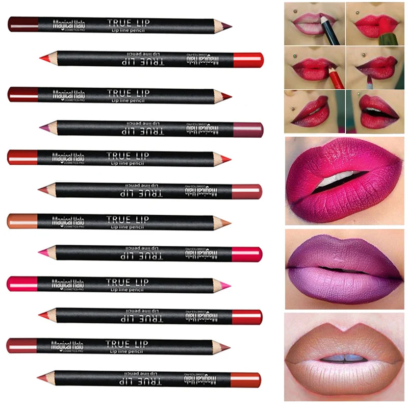 Brand Professional Lips Contouring Makeup Long Lasting Lipliner Pencil