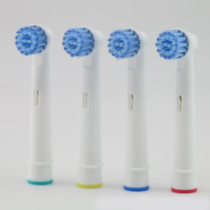 4 шт. чувствительные чистящие электрические насадки для зубных щеток, насадки для ухода за полостью рта, зубная щетка B, Ebs17-4 c, массаж и релаксация
