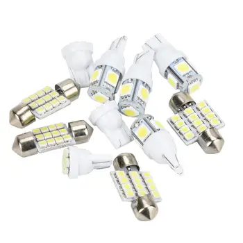 

Franchise Spare Light Bulb Set 11pcs T10 31MM 1.5W COB LED Bulbs Car Festoon Reading Dome Map Light Bulbs Super Bright LED #0329