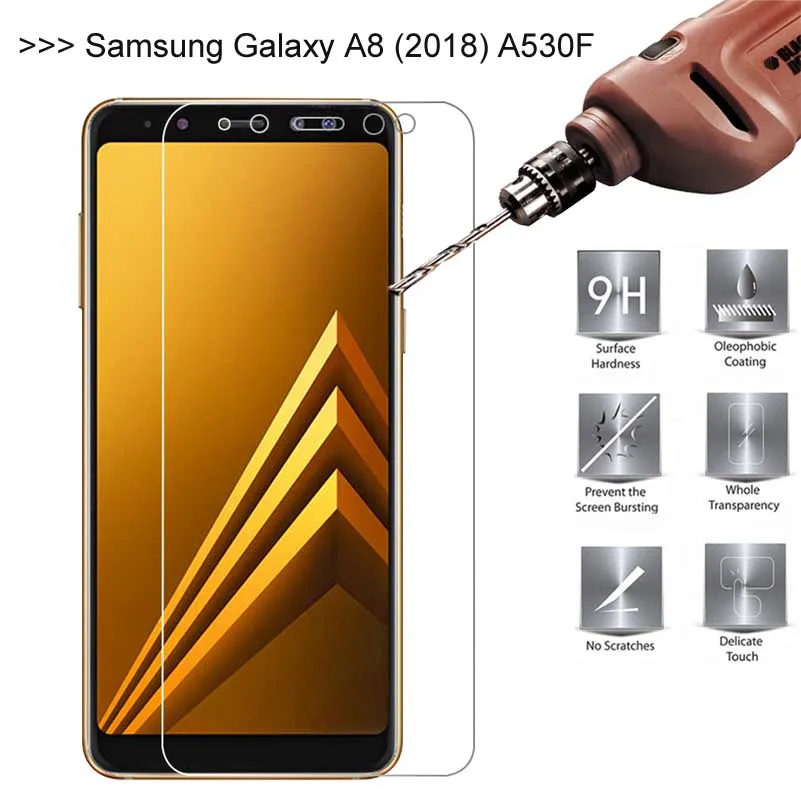 GXE 9H Tempered Glass For Samsung Galaxy A8 (2018) A530F Screen