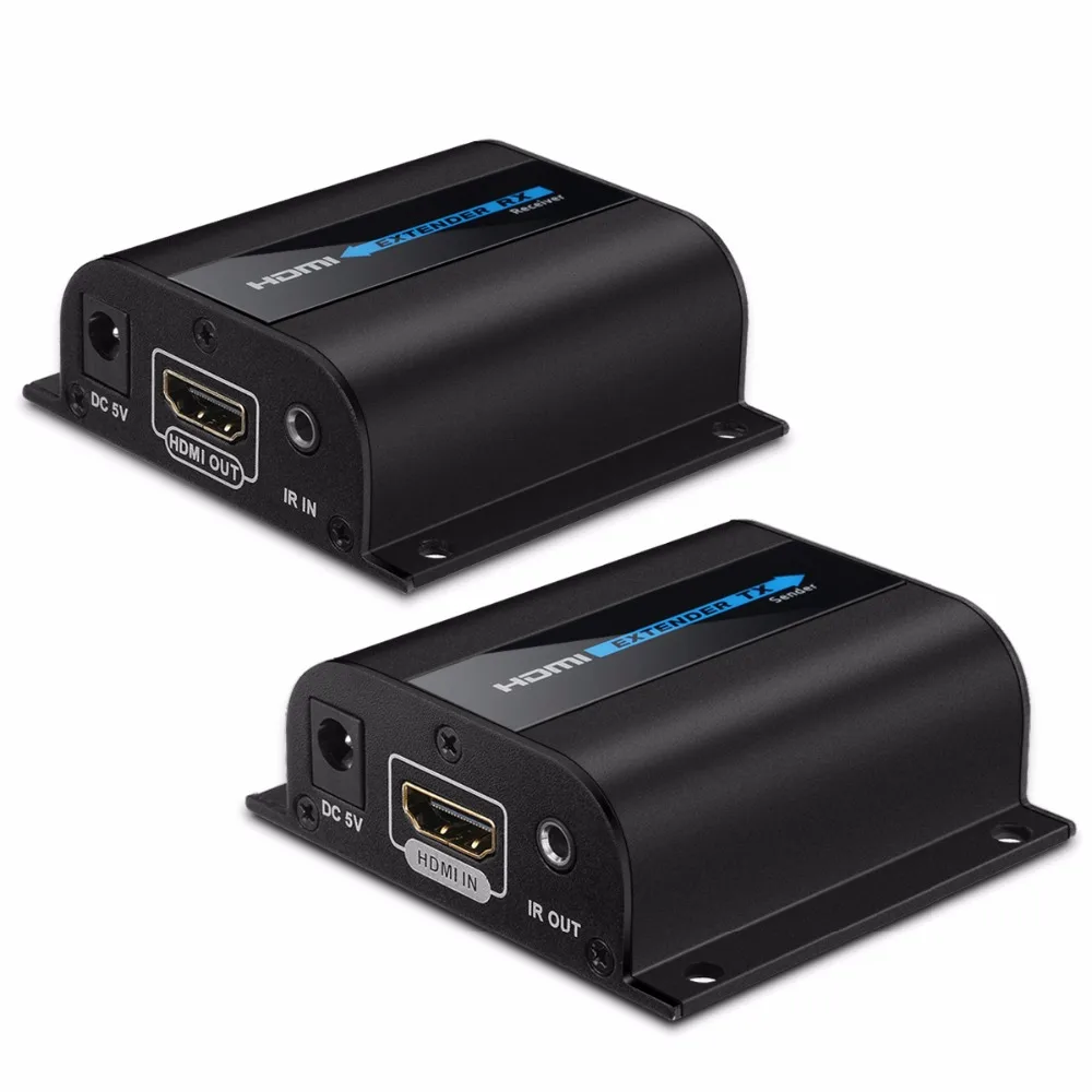 Excelvan LKV372A HDMI удлинитель передатчик HD 1080 P TX/RX 60 м с ИК Управление CAT6 RJ45 сигнала