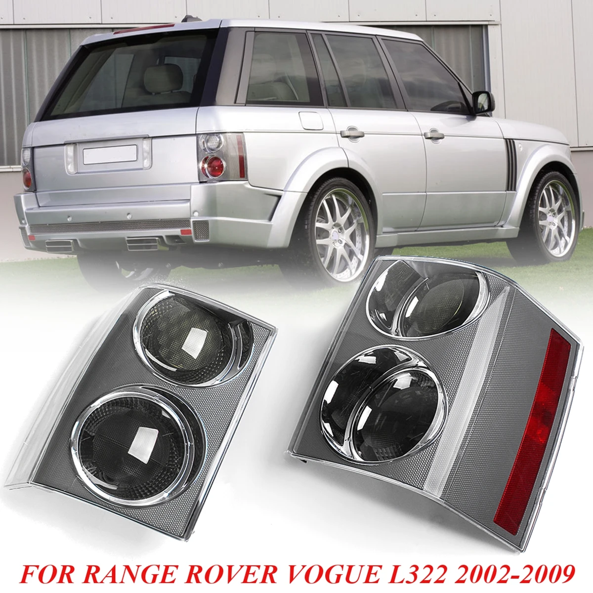 1 пара Автомобильный задний тормозной Стоп-светильник для Land Rover RANGE Rover VOGUE L322 2002 2003 2004 2005-2009 задние фонари отражатели аксессуары