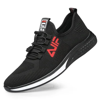 

lightweight male casual shoes Quality fly weave breathable air mesh men sneakers fashion Sports Running Shoes Walking Shoes
