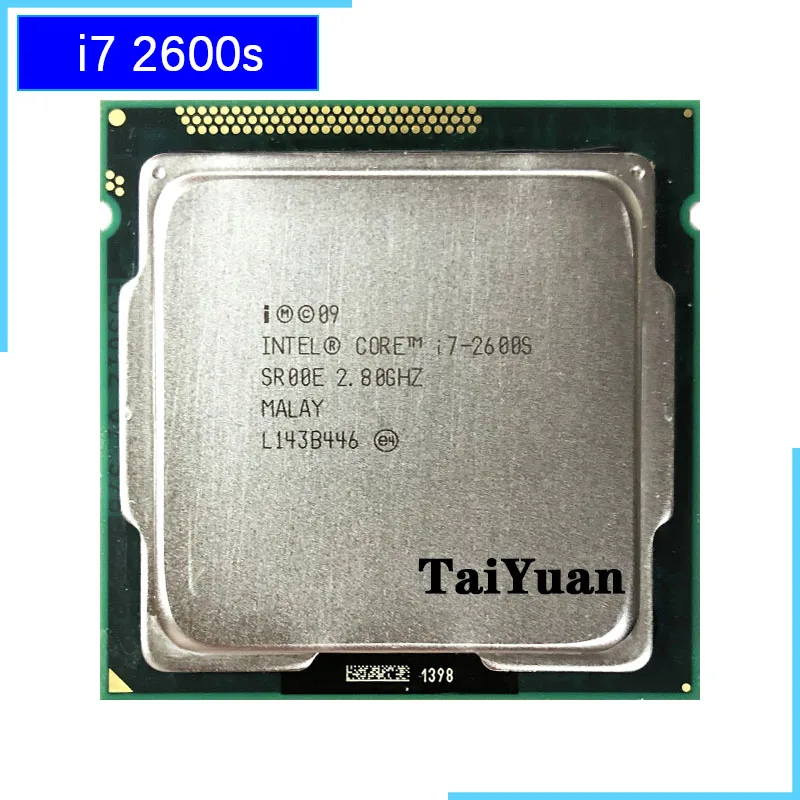 Intel Core i7-2600S i7 2600 S i7 2600 S 2,8 ГГц четырехъядерный Восьмиядерный процессор 65 Вт Процессор LGA 1155