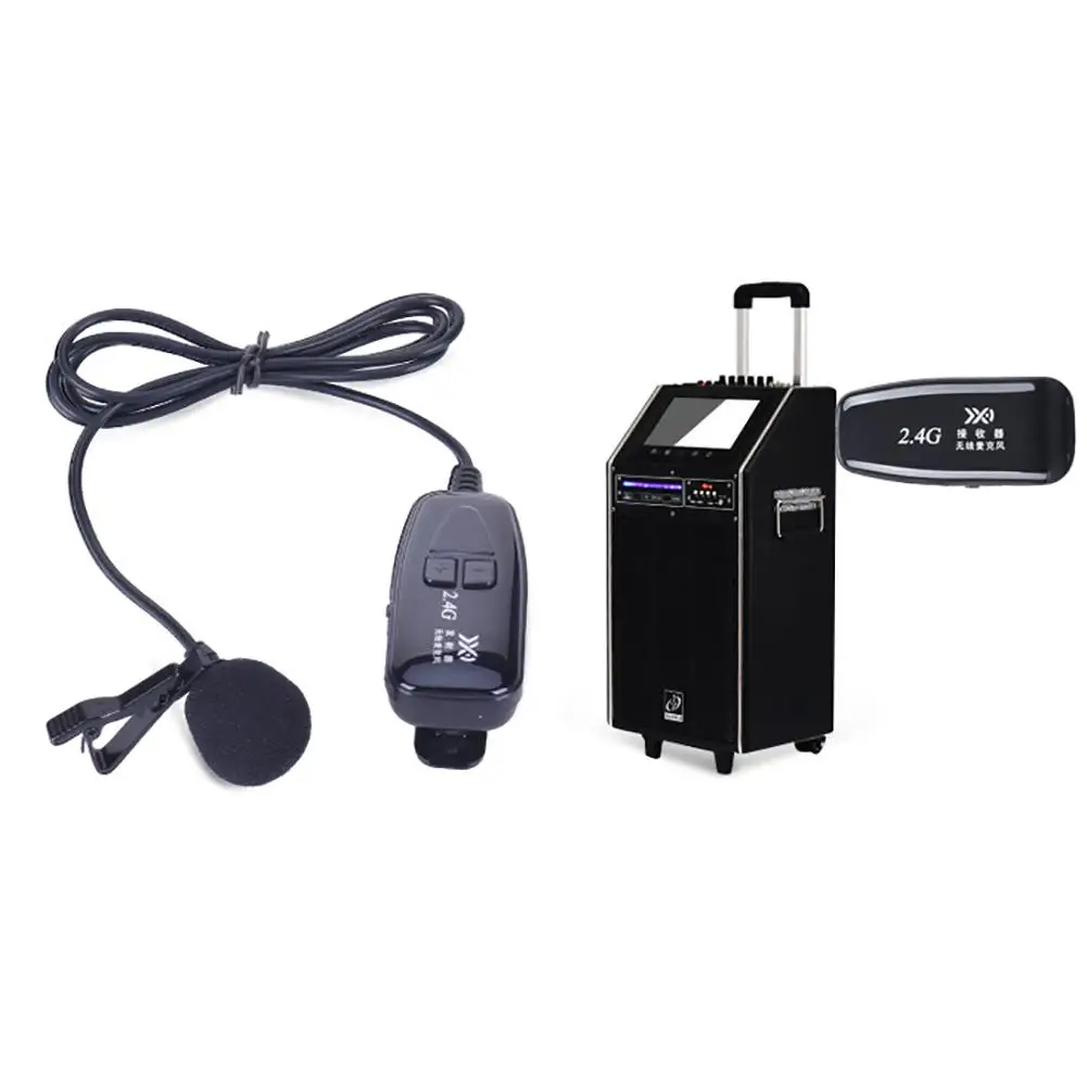 

ulanzi 2.4G Wireless Microphone Automatch Condenser Headset with Metal Collar Clip Mic