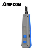 Инструмент для пробивания, Многофункциональный сетевой кабель AMPCOM 110 типа с двумя лезвиями, инструменты для вставки телефонных ударных терминалов